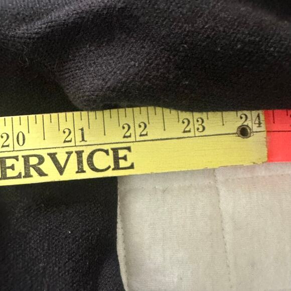 RIO & RIAN Jacket Womens XL Black White Trim Boxy Sweater Knit Preppy Classic - Picture 8 of 9